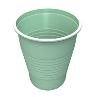 SAFE-DENT Dental Medical Disposable Patient Plastic 5 Oz Cups Case of 1000 Mint Green - Drinking cups